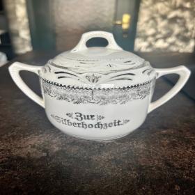 1920年代银婚纪念瓷器盒