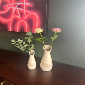 充满春意的陶瓷花瓶套装，复活节装饰