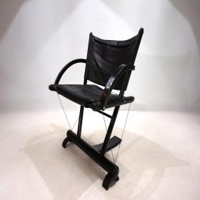 Weishäupl Werkstätten String 皮革休闲椅，1980年