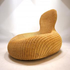 Carl Öjerstam 为 Ikea 设计 Storvik 藤编扶手椅，2001年
