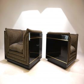 Pierre Cardin休闲椅两件套，1970年代