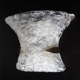 Egon Hillebrand 设计 Hillebrand Murano 冰玻璃壁灯，1960 年