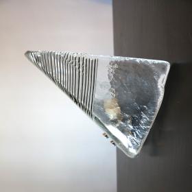 Vetri Murano 冰玻璃壁灯，1970 年