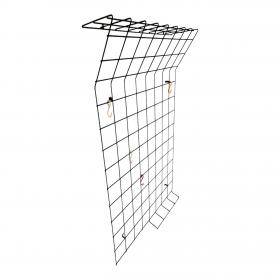 卡尔·菲希特尔设计的中古时期挂墙式衣帽架 – Drahtwerke Erlau AG Aalen – 20世纪50年代，德国制造