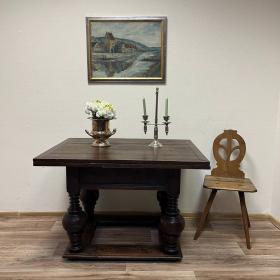 古董餐桌 | 新文艺复兴时期，约1850年 | 实木橡木 | 可延展