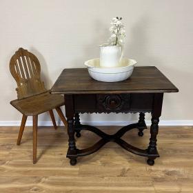 古董厨房桌 | 历史主义风格 | 路易十三风格