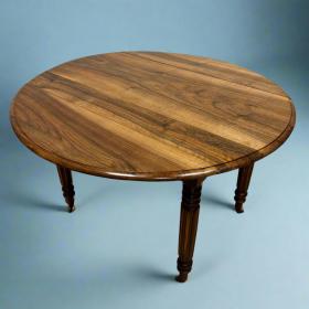 法国古董圆桌 | 折叠式桌面
