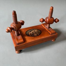 古董木质植物压制器 | 花卉压制器