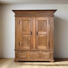 古董橱柜 | 橡木实木 | 德国1836年