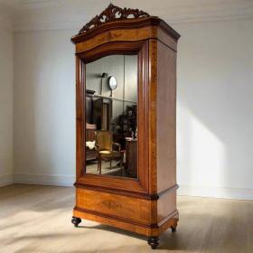 古董橱柜 | 樱桃木 & 胡桃木 | 约1850年法国
